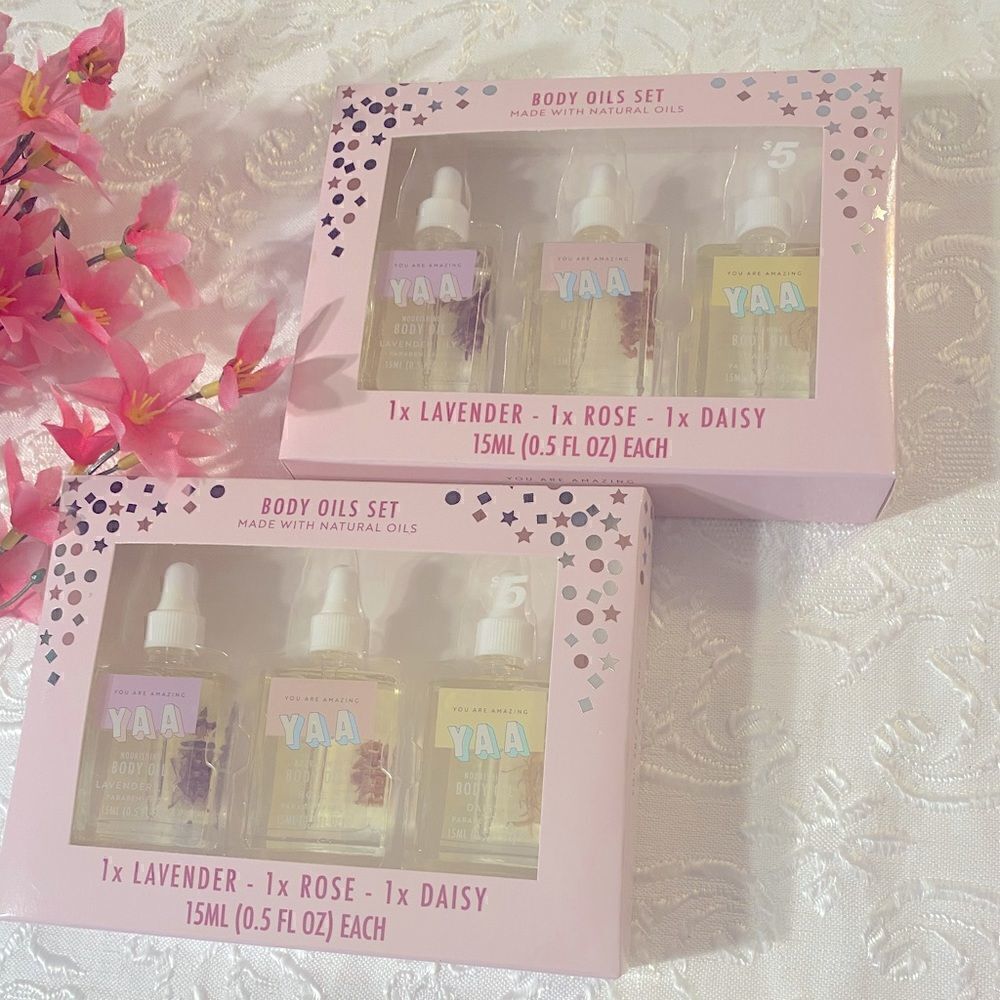 💥 Y.A.A You Are Amazing Body Oils Set of 2  , 15Ml (0.5FLOZ) EACH 🛍